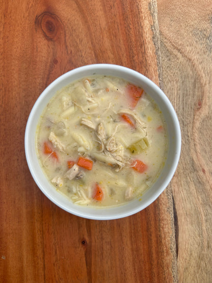 Greek Lemon Chicken Orzo Soup (32 oz.)