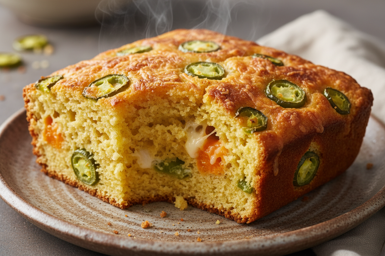 Show another picture of jalapeno corn bread